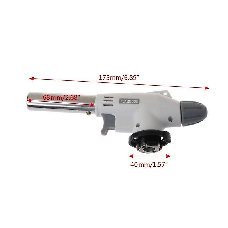 Flame Gun Butane Gas Blow Torch for Outdoor BBQ Tool Burner Flamethrower Welding Gun
