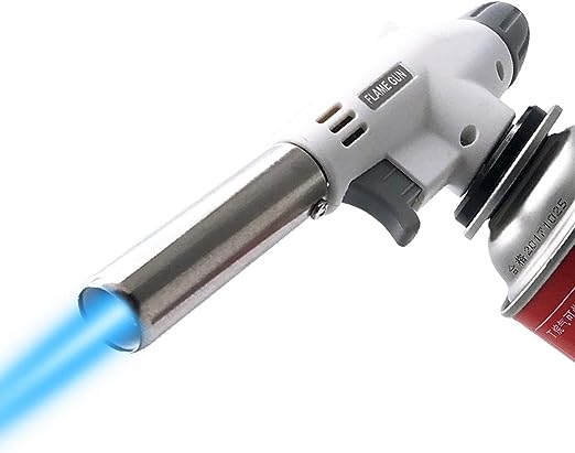 Flame Gun Butane Gas Blow Torch for Outdoor BBQ Tool Burner Flamethrower Welding Gun