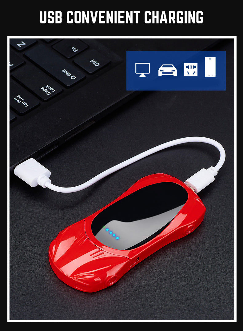 Sports Car Double Arc Lighter - Windproof & USB Rechargeable