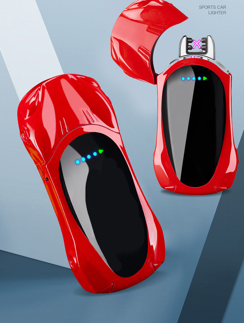 Sports Car Double Arc Lighter - Windproof & USB Rechargeable