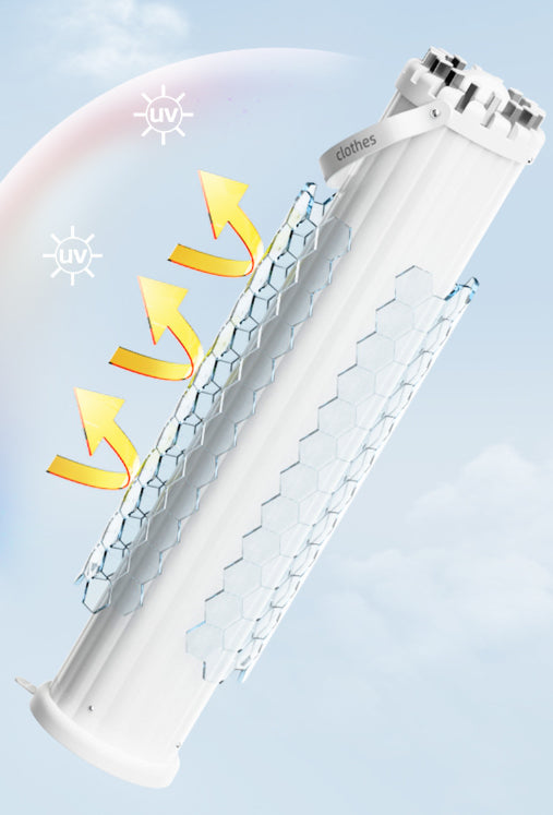 Elegant Retractable Octopus Tripod Wooden Top Clothes Hanging Rack