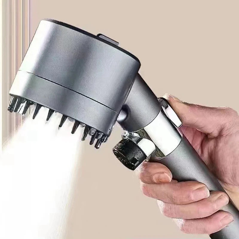 رأس دش تدليك توربو عالي الضغط مع ترشيح متقدم بتصميم متعدد الأوضاع
