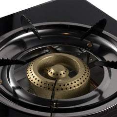 RAF R.8034 Single Burner Gas Stove with Electronic Ignition, Flame Failure Protection, Adjustable Firepower, Heavy-Duty Pot Holder & Thickened Panel