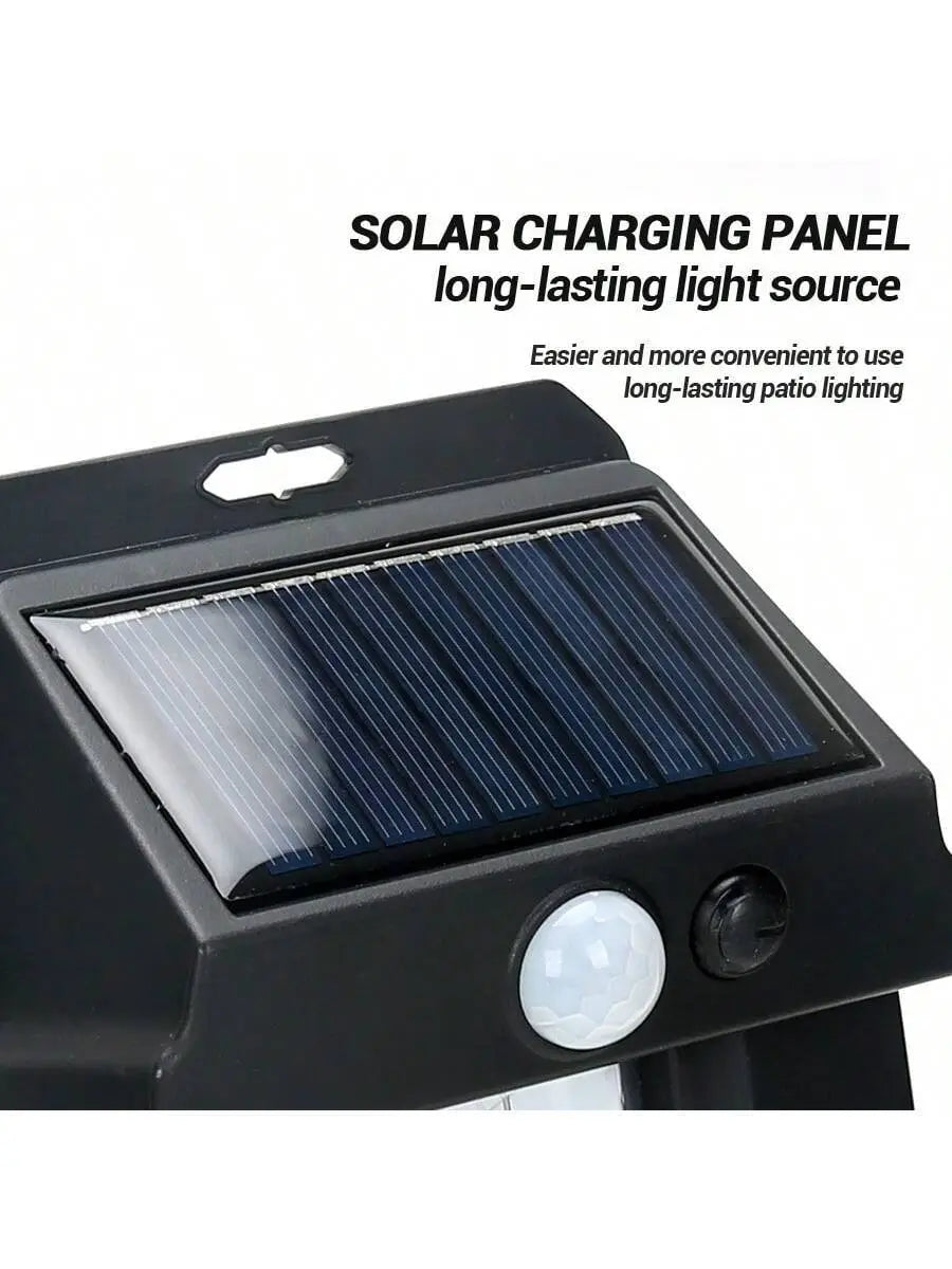 Vintage Solar Outdoor Wall Mounted Bulb Lamp with Motion Sensor