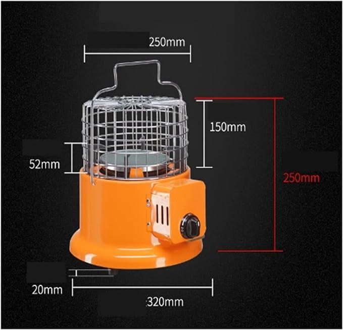 2-in-1 Portable Gas Heater & Cooking Stove for Outdoors