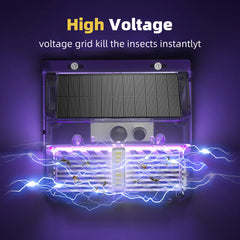 2-in-1 Motion Activated LED Wall Lamp with Bug Zapper