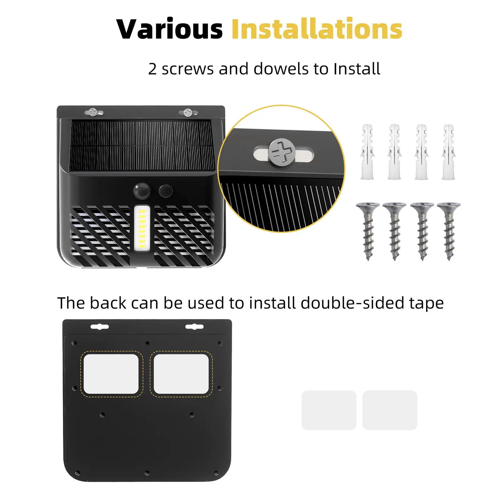 2-in-1 Motion Activated LED Wall Lamp with Bug Zapper