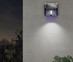 2-in-1 Motion Activated LED Wall Lamp with Bug Zapper