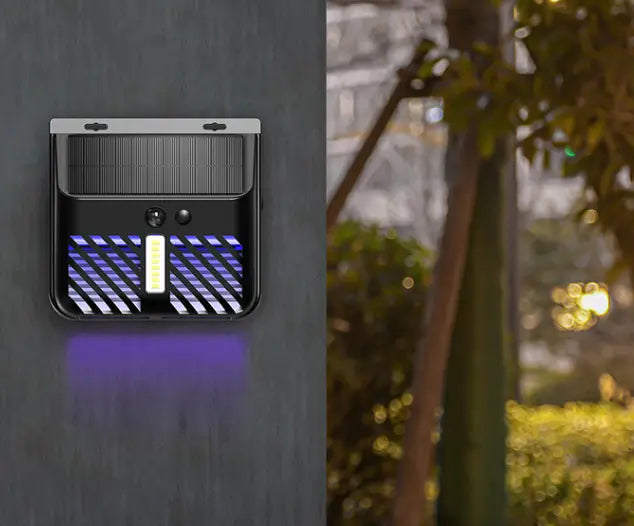 2-in-1 Motion Activated LED Wall Lamp with Bug Zapper
