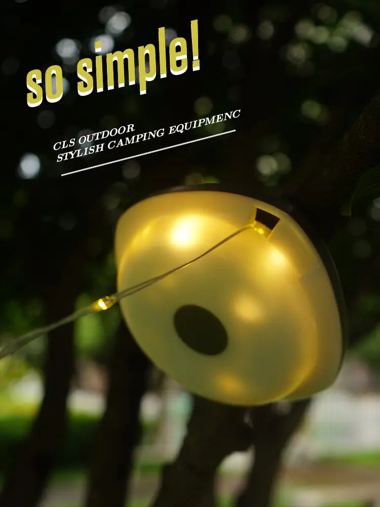 Rechargeable LED Light Strip for Camping & Tent Decoration - 10m Length