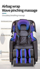 Luxury Full-Body Shiatsu Massage Chair with Hi-Fi Sound, Zero-Gravity Experience & Heat Therapy