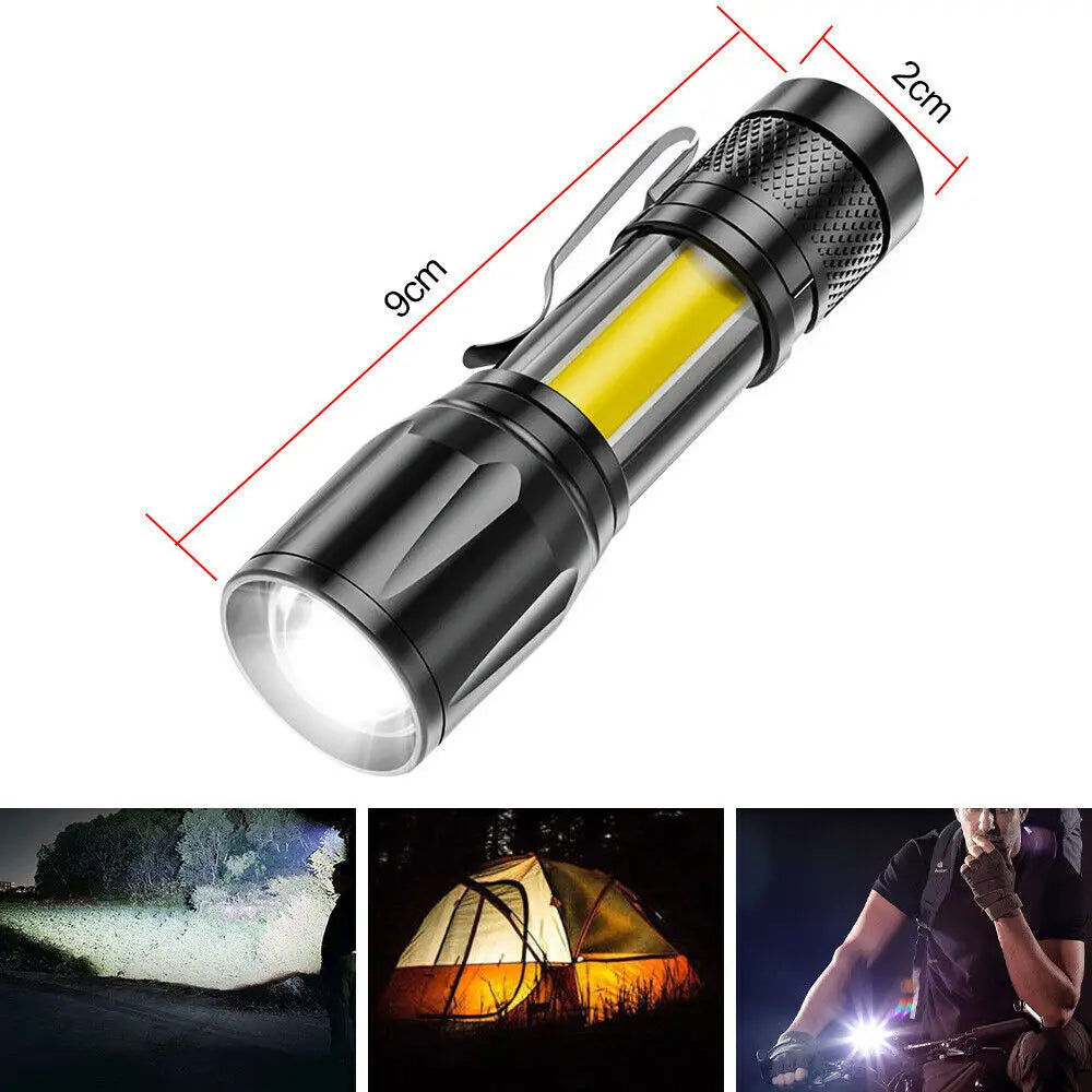 Usb Rechargeable Mini Led Light Ultra-Bright USB Rechargeable Mini LED Flashlight with Telescopic Zoom ...