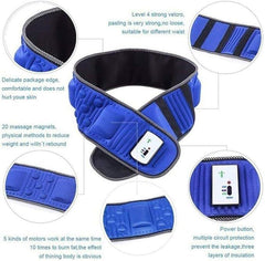 X5 Slim Super Electric Wraparound Massage Belt with Raised Pressure Nodes, Adjustable Electronic Controls and 12V Mains-Powered Operation