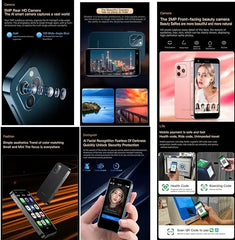 Soyes Mini 4G Smartphone with Android 10.0, 2GB RAM & 16GB Storage - 3.0-inch Display