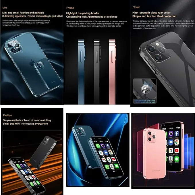 Soyes Mini 4G Smartphone with Android 10.0, 2GB RAM & 16GB Storage - 3.0-inch Display