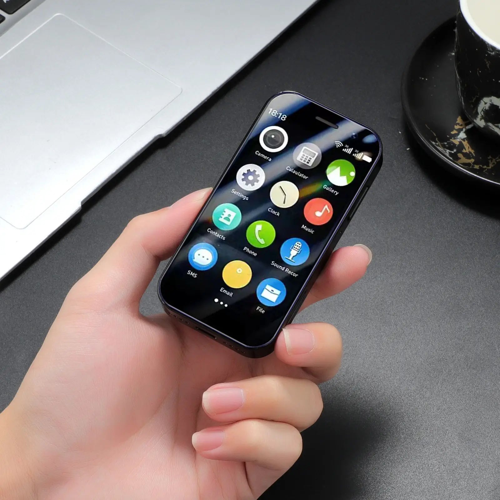 Soyes Mini 4G Smartphone with Android 10.0, 2GB RAM & 16GB Storage - 3.0-inch Display