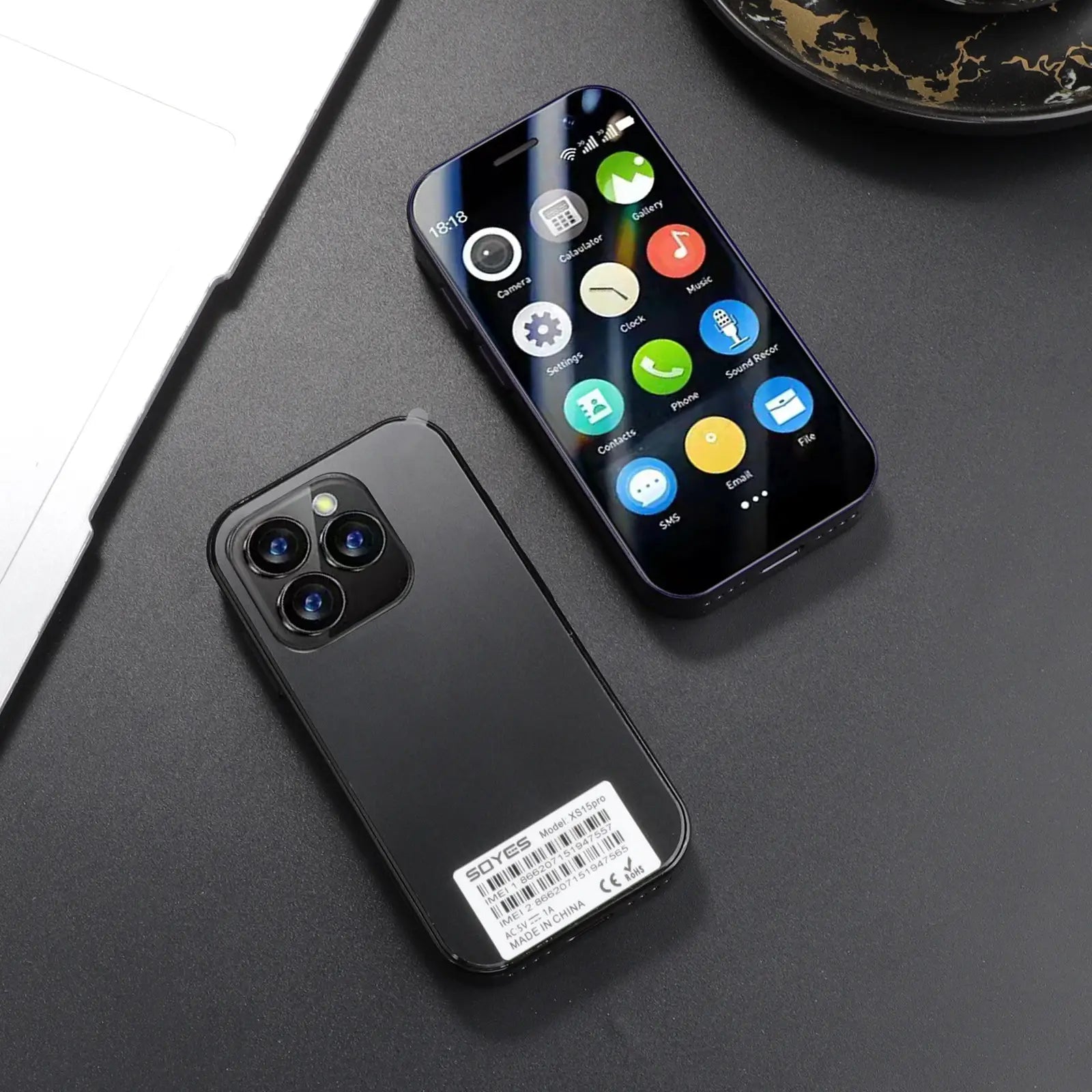 Soyes Mini 4G Smartphone with Android 10.0, 2GB RAM & 16GB Storage - 3.0-inch Display