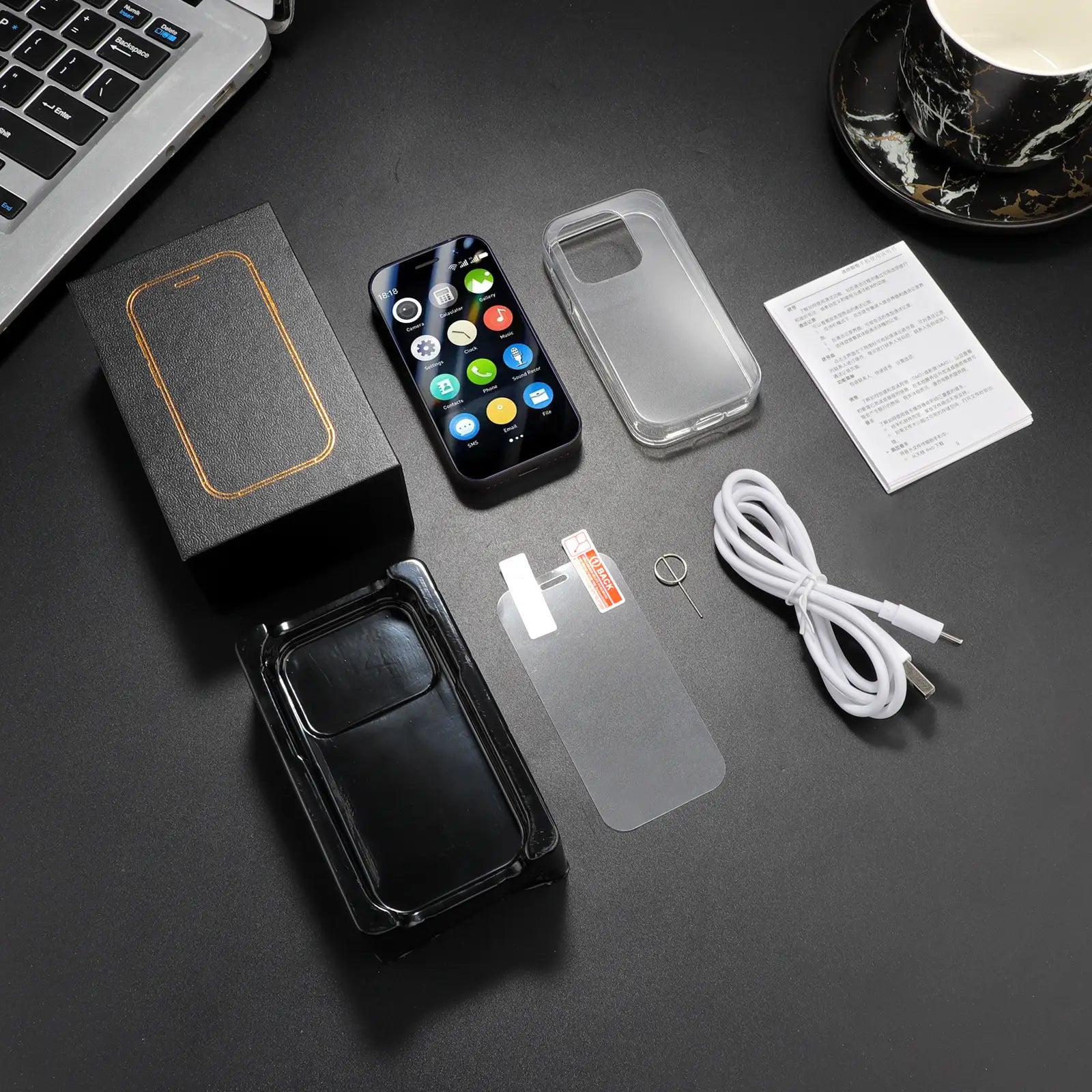 Soyes Mini 4G Smartphone with Android 10.0, 2GB RAM & 16GB Storage - 3.0-inch Display