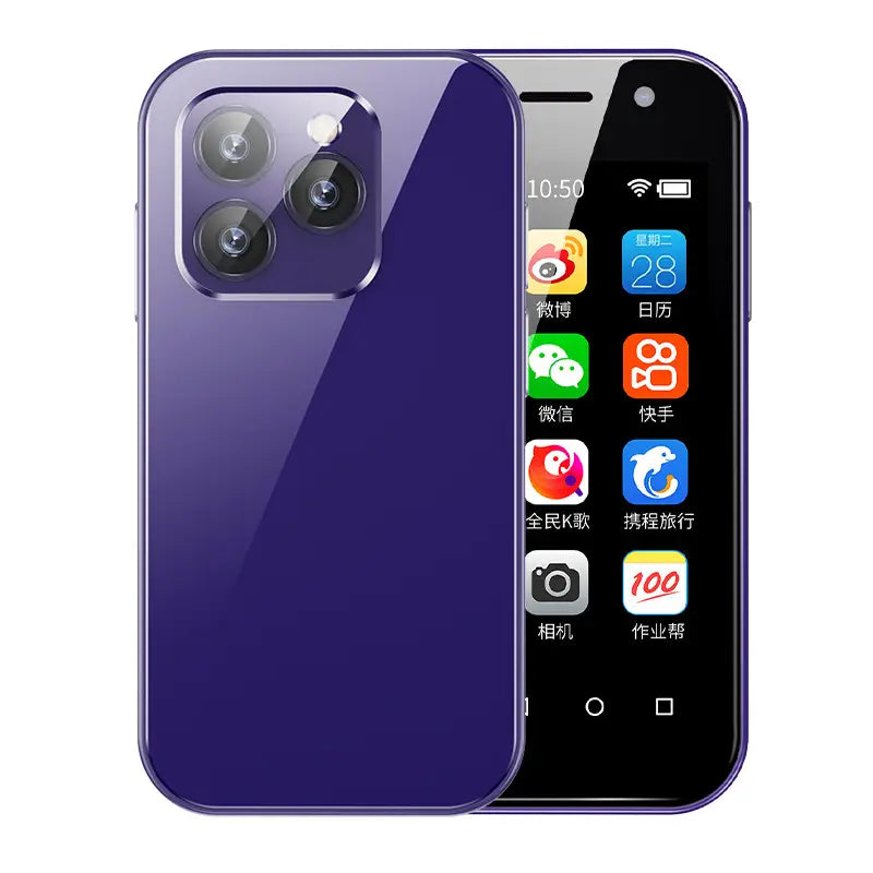 Soyes Mini 4G Smartphone with Android 10.0, 2GB RAM & 16GB Storage - 3.0-inch Display