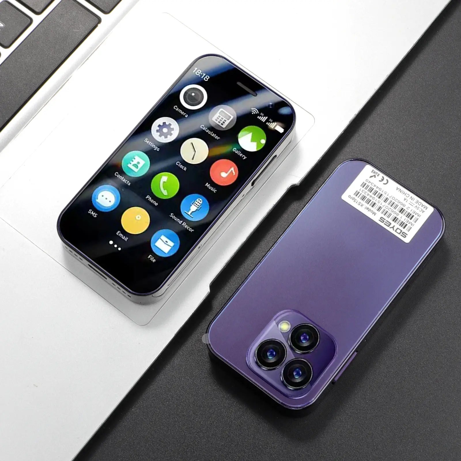 Soyes Mini 4G Smartphone with Android 10.0, 2GB RAM & 16GB Storage - 3.0-inch Display
