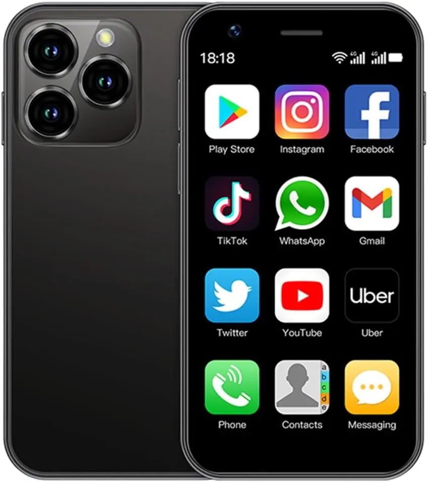 Soyes Mini 4G Smartphone with Android 10.0, 2GB RAM & 16GB Storage - 3.0-inch Display
