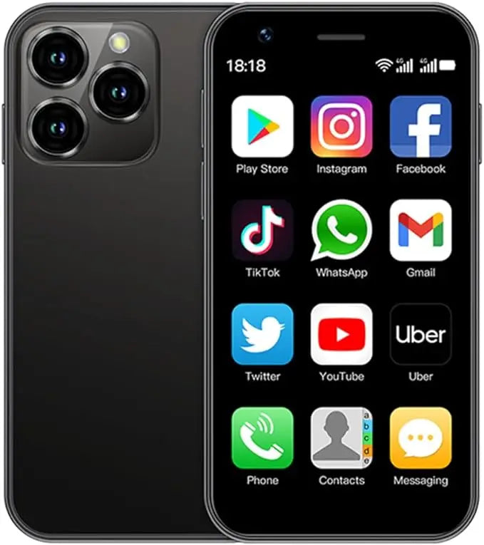 Soyes Mini 4G Smartphone with Android 10.0, 2GB RAM & 16GB Storage - 3.0-inch Display
