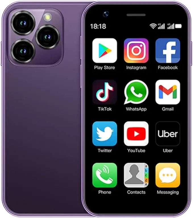 Soyes Mini 4G Smartphone with Android 10.0, 2GB RAM & 16GB Storage - 3.0-inch Display