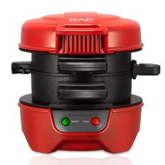 RAF 600W Non-Stick Double-Sided Burger Maker - Orange