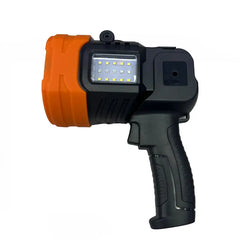 Ultra-Bright 500W Rechargeable LED Multifunctional Searchlight with Power Bank and Stand