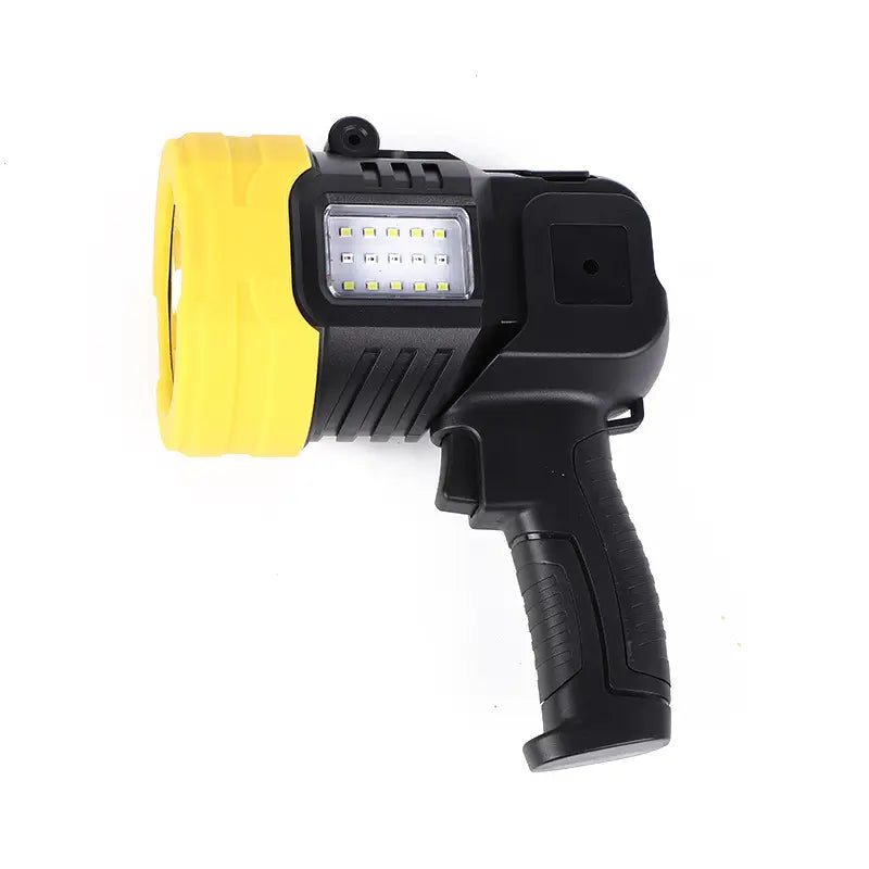 Ultra-Bright 500W Rechargeable LED Multifunctional Searchlight with Power Bank and Stand