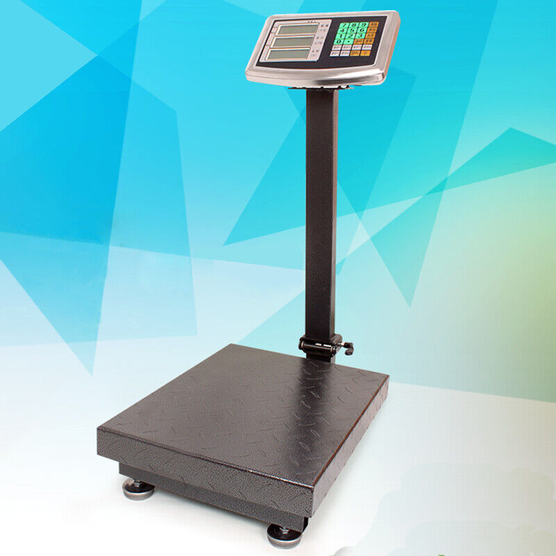 Wireless Rechargeable High-Capacity Electronic Digital Platform Weighing Scale - 200KG Capacity with LED Display