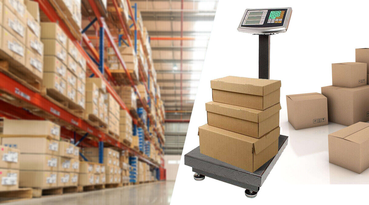 Wireless Rechargeable High-Capacity Electronic Digital Platform Weighing Scale - 200KG Capacity with LED Display