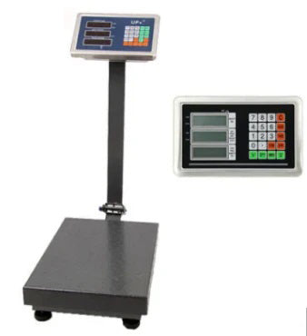 Wireless Rechargeable High-Capacity Electronic Digital Platform Weighing Scale - 200KG Capacity with LED Display