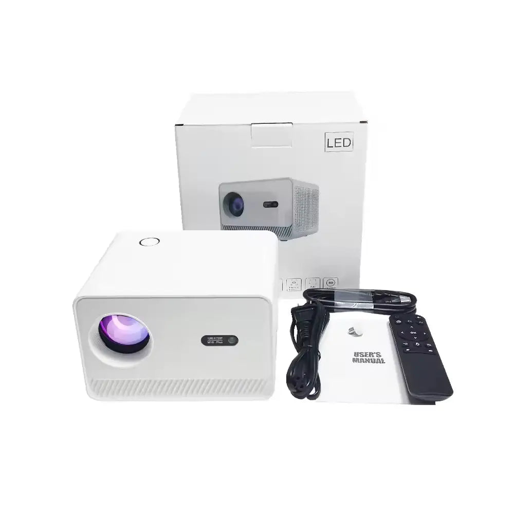 HD Home Cinema Smart WiFi Projector with Android 11 & Dual Stereo Speakers
