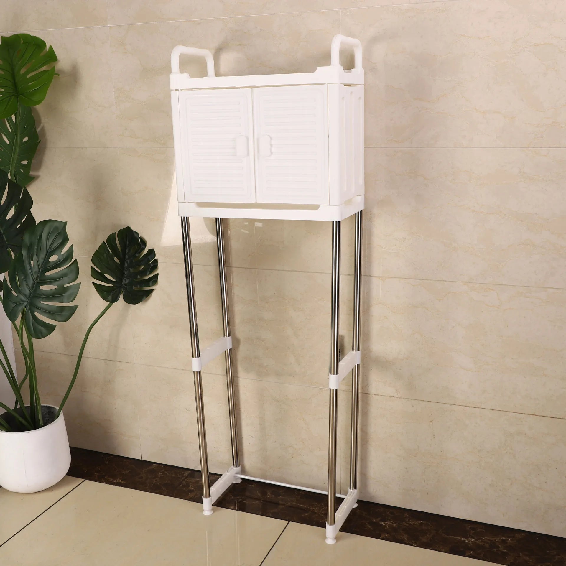 Over-The-Toilet Bathroom Storage Rack with 2 Shelves