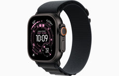 Apple Watch Ultra 3 GPS + Cellular 49mm Black Titanium Case with Black Alpine Loop - S/M