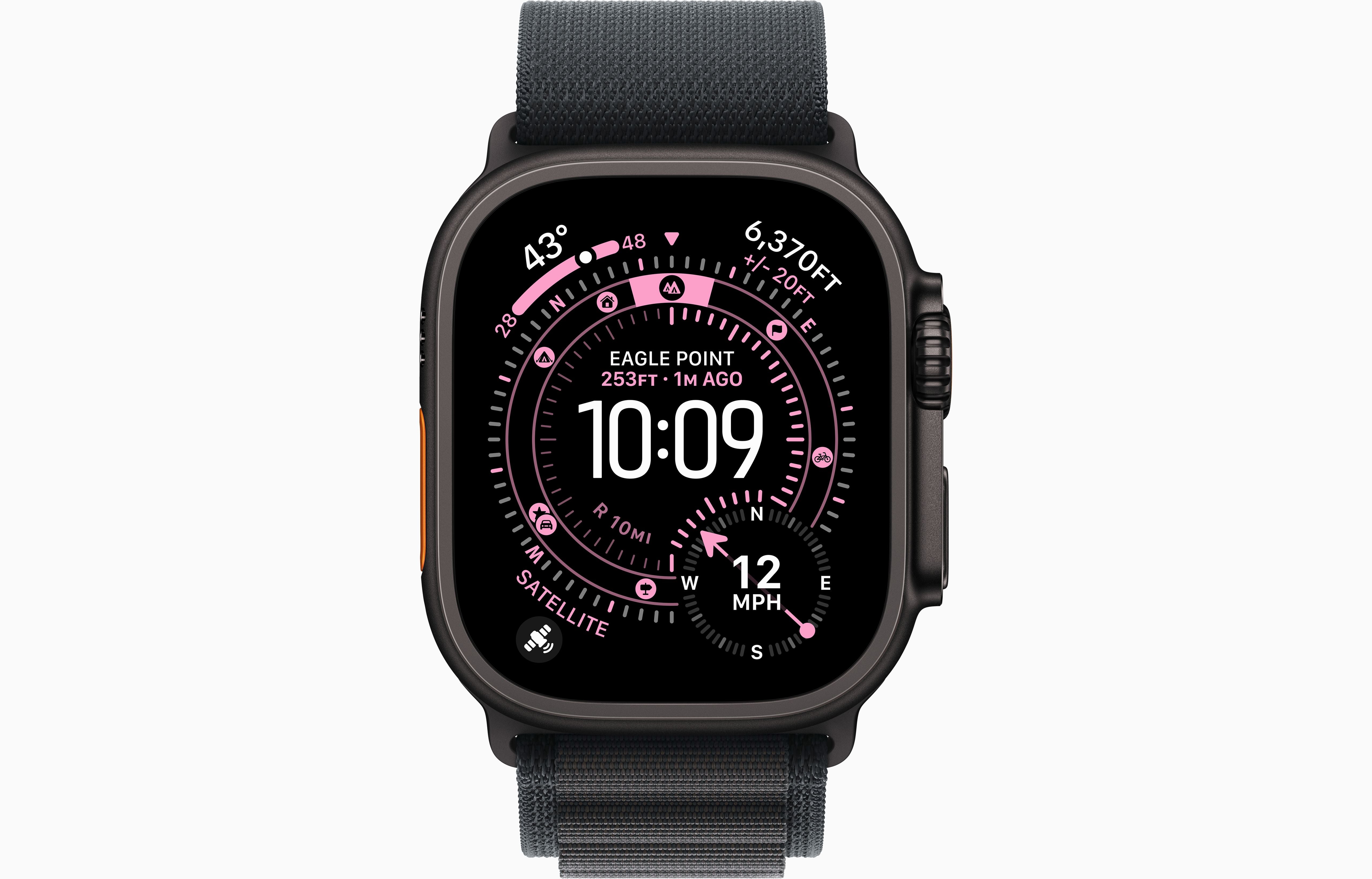 Apple Watch Ultra 3 GPS + Cellular 49mm Black Titanium Case with Black ...