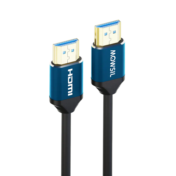 كابل موصل HDMI 2.0، دقة 4K عند 60 هرتز، فائق الوضوح 18 جيجابت في الثانية، سرعة عالية، تقنية HDR، ثلاثي الأبعاد، موصلات مطلية بالذهب للتلفزيون والكمبيوتر وبلايستيشن 5 والشاشات