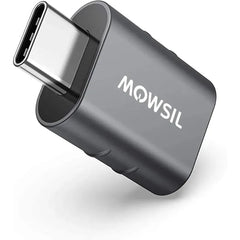 Mowsil USB-C to USB-A OTG Adapter 5Gbps High-Speed Data & Charging Converter for MacBook iPad & Android