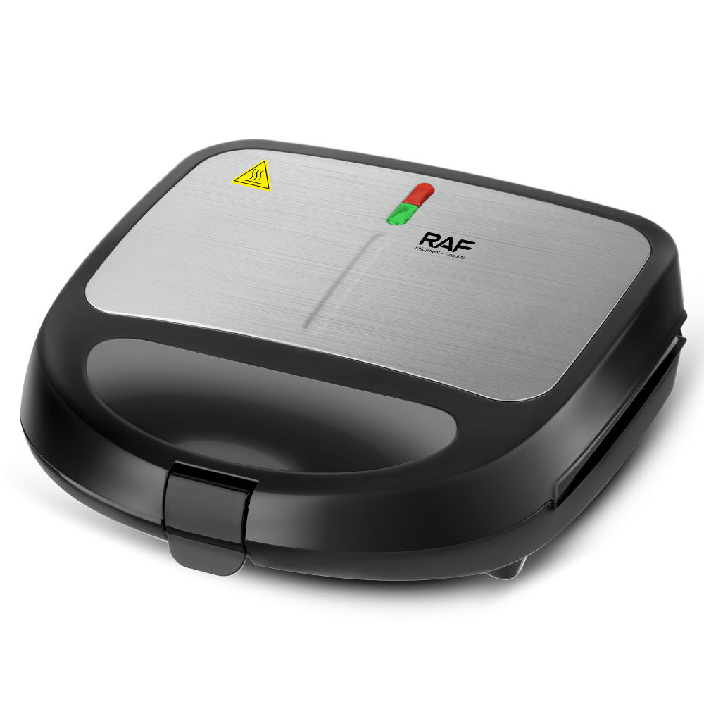 RAF 6-in-1 Multi-Functional Sandwich Maker with Interchangeable Plates for Donut, Waffle, Steak, Nutty Cakes & Shell Shape Baking