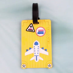 Airplane Silicone Luggage Tag