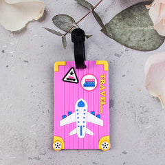 Airplane Silicone Luggage Tag