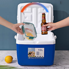 Multi Purpose Insulated Cooler Box Set for Food & Drinks Storage (15L + 8L + 3 Cooler Kettles)