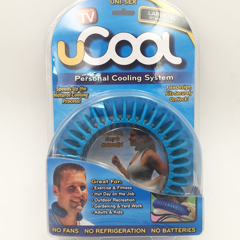 شريط تبريد شخصي قابل للارتداء من uCool مزود بتقنية التبخير - شريط مرن مريح قابل لإعادة الاستخدام للبالغين والأطفال، في الهواء الطلق، والرياضة، والعمل، والطقس الحار