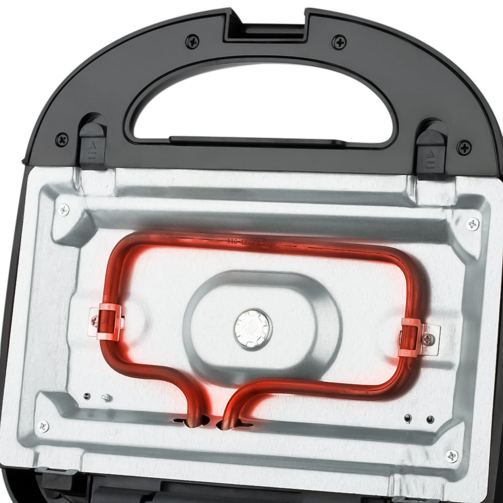 RAF 6-in-1 Multi-Functional Sandwich Maker with Interchangeable Plates for Donut, Waffle, Steak, Nutty Cakes & Shell Shape Baking