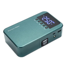 3-in-1 Multifunctional Car Jump Starter with Powerbank & Built-In Wireless Air Pump & Dual Cylinder Inflator - 12V & 150W