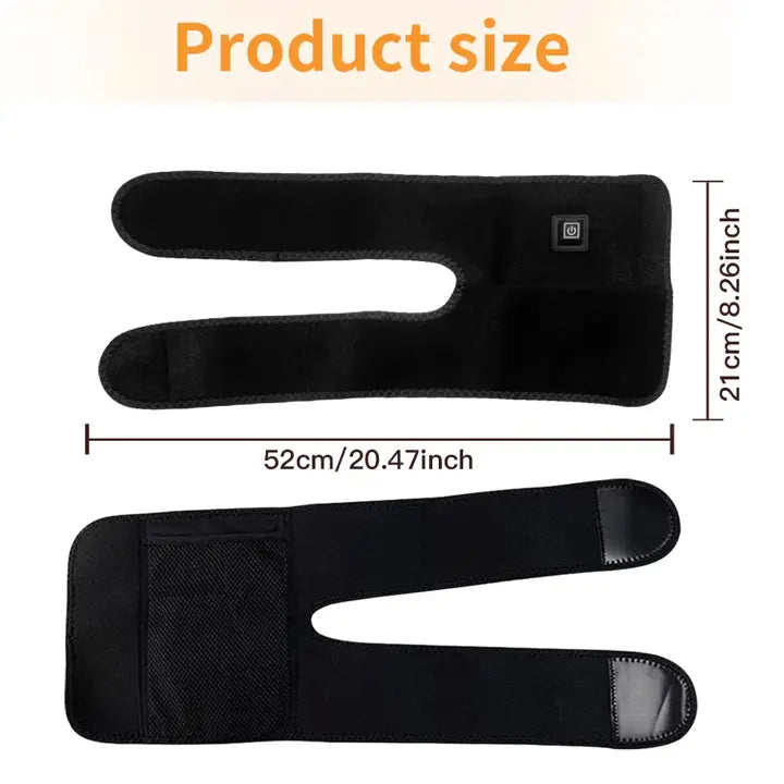 Adjustable Knee Heating Pad with USB Power & Pain Relief