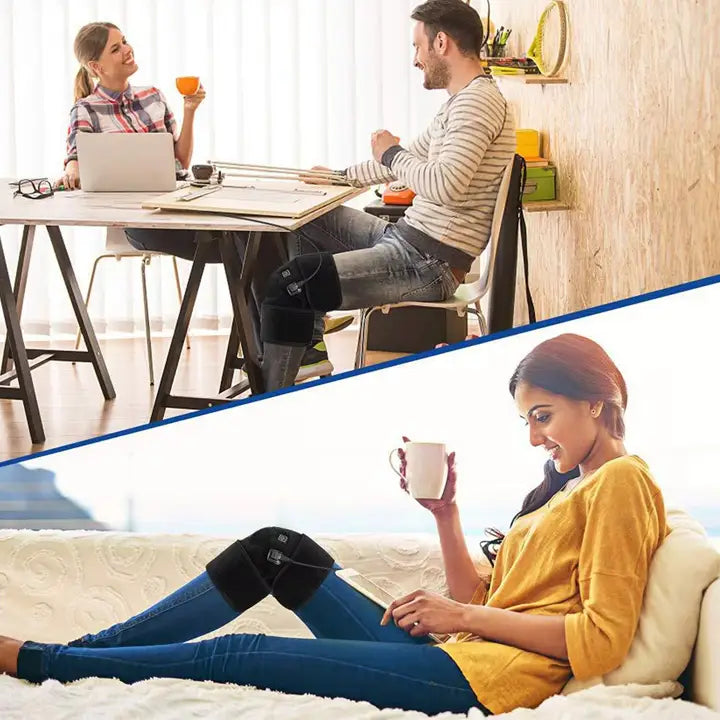 Adjustable Knee Heating Pad with USB Power & Pain Relief