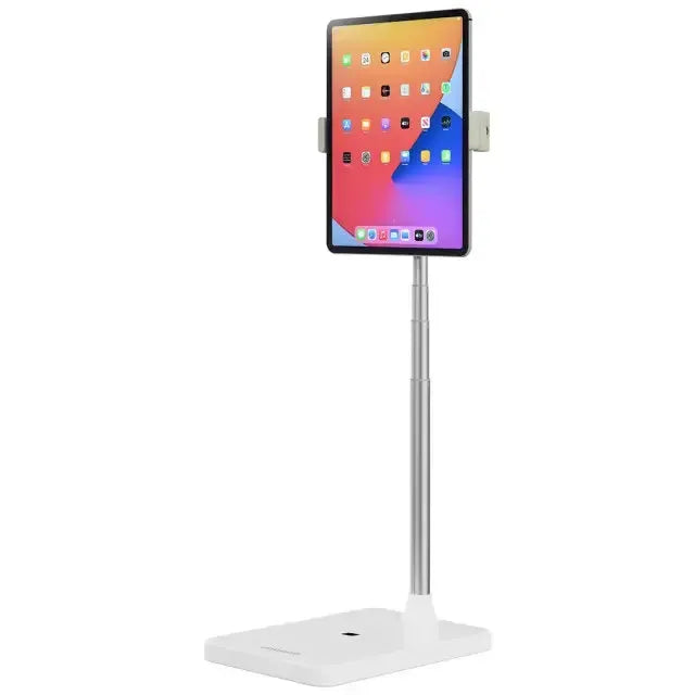 Porodo 360° Multifunctional Phone and Tablet Holder with Extendable Pole, Adjustable Height, Swivel Hinge and Multi-Device Compatibility