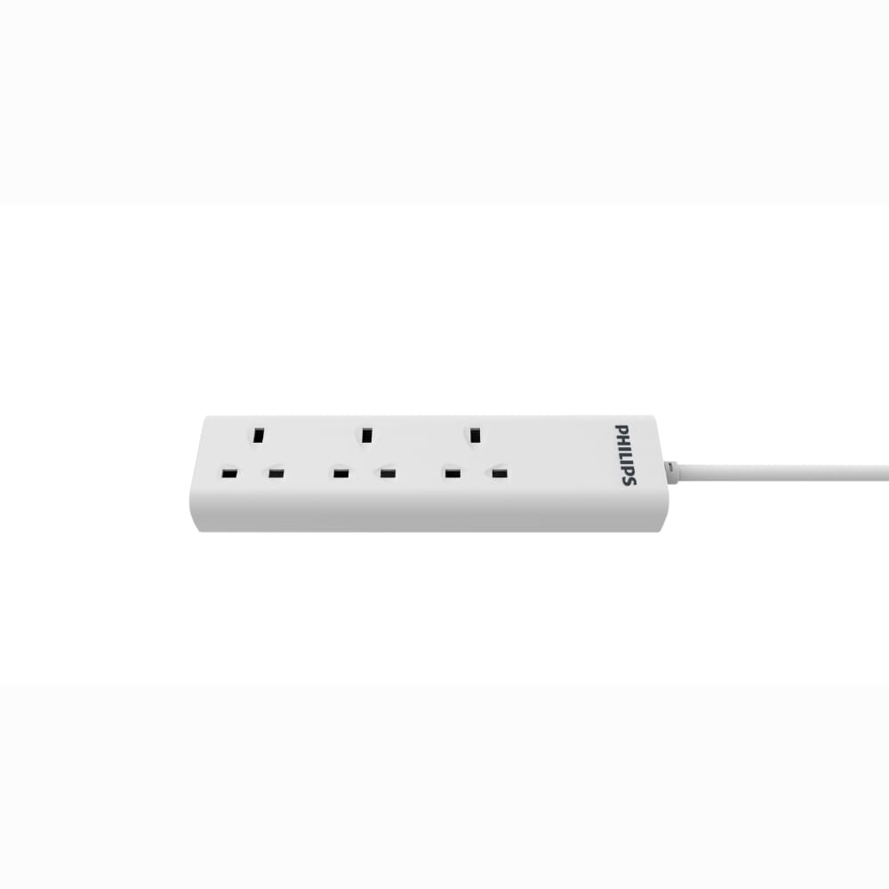 Philips Extension 3bs Outlets Indv. Switch 2m Cord